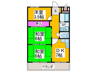 グレ－ス南住吉の物件間取画像